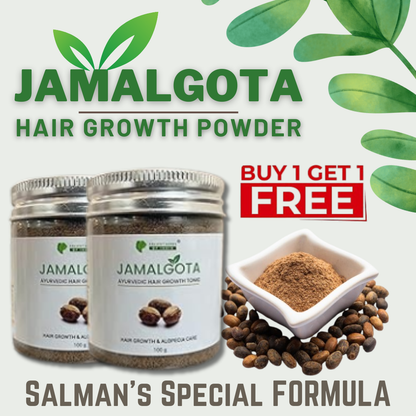 🌿 Jamalgota Ayurvedic Hair Growth Powder Buy 1 Get 1 Free🌿
